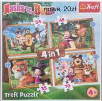 Nowe puzzle Masza i Niedźwiedź