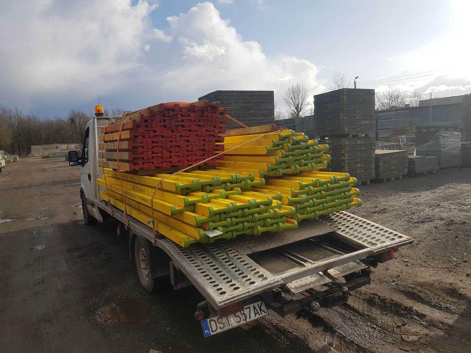 Wynajem szalunki stropowe Stemple Podpory Dźwigary Korony Trójnogi