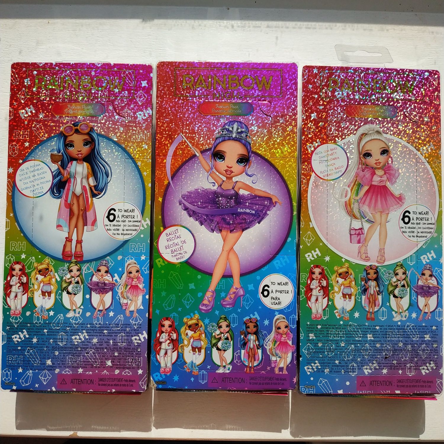 Rainbow High Fashion Pack Набір одягу та аксесуари пляж outfit аутфіт