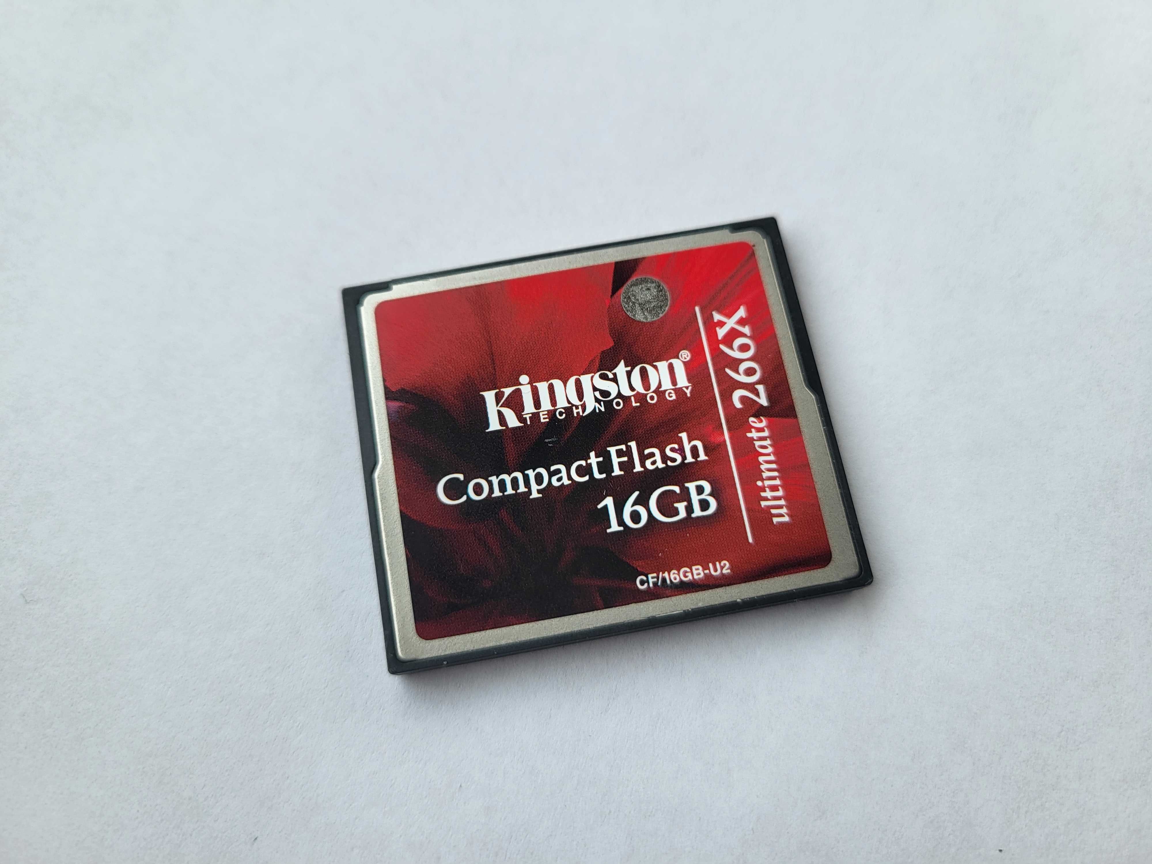 Karta pamięci CF 16GB CompactFlash Kingston ultimate 266x