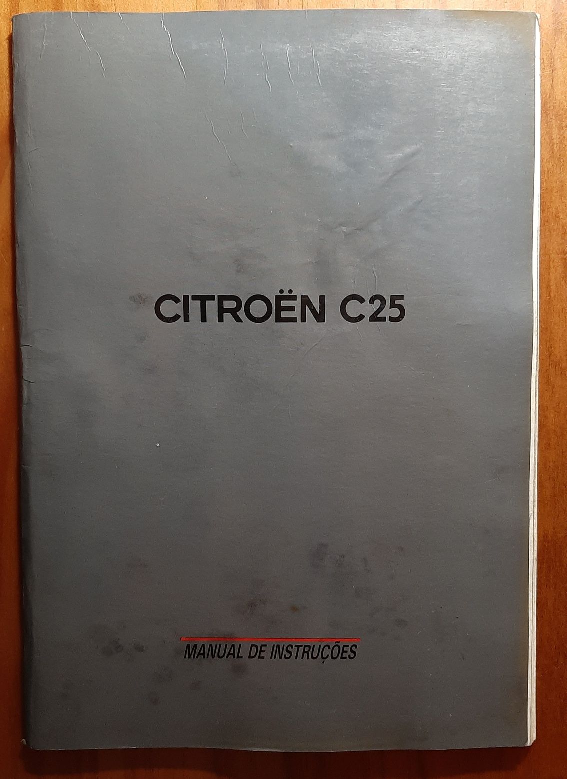 Manual de instruções - Citroen C 25