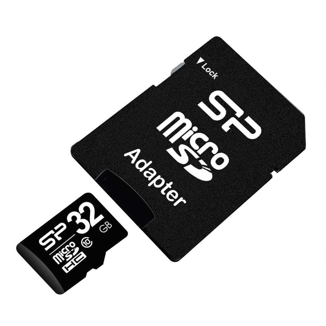 Karta pamięci MicroSDHC Silicon Power 32GB Class 10 + adapter