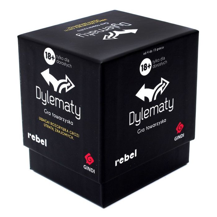 Rebel Towarzyska gra Dylematy - bezwzględna imprezówka dla dorosłych