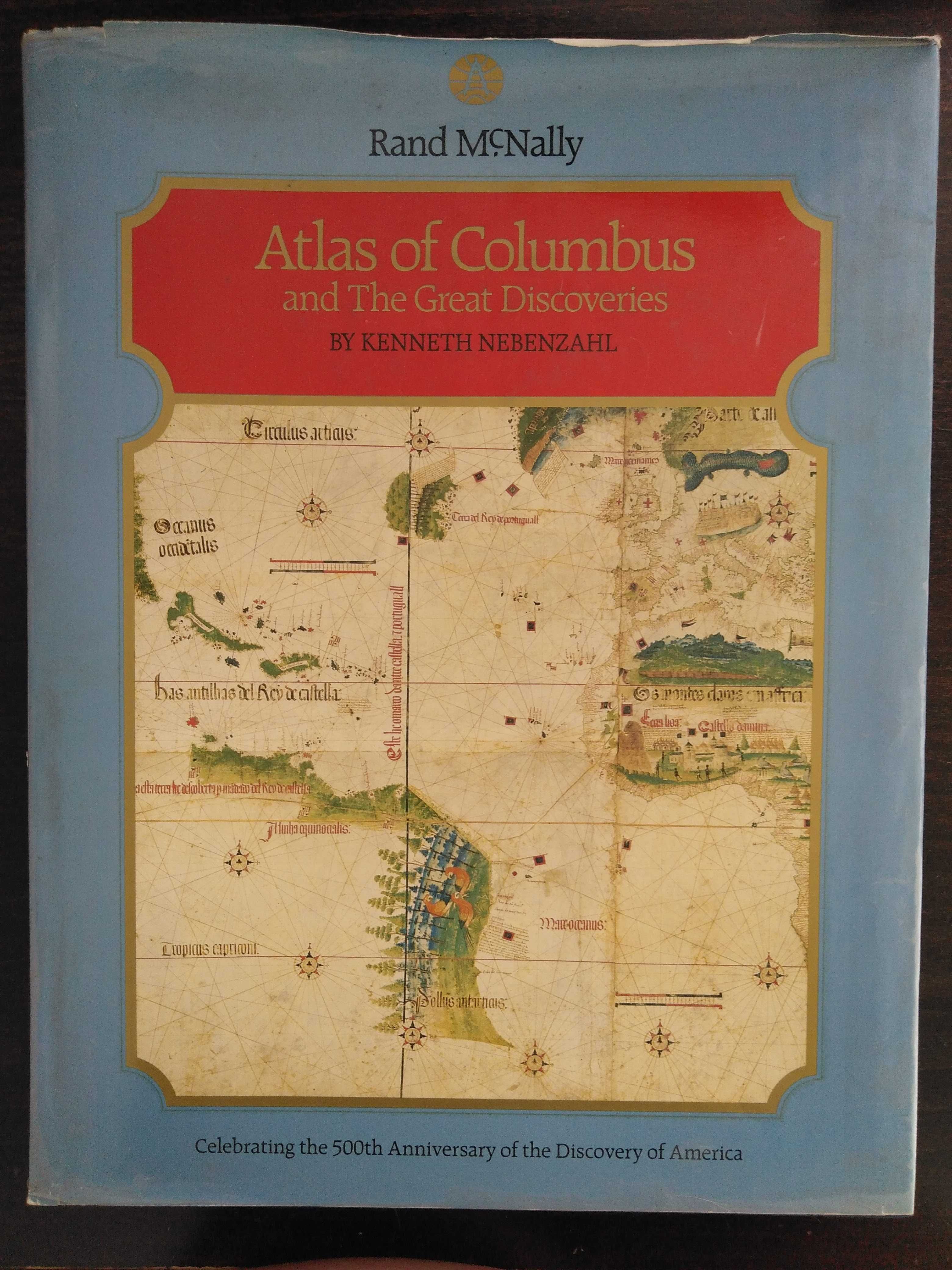 livro: Kenneth Nebenzahl “Atlas of Columbus and the great discoveries”