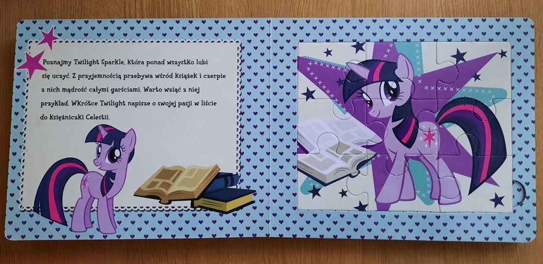 Puzzle książeczka kucyki Little Pony