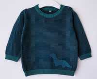 Sweter z dinozaurem M&S 74/80