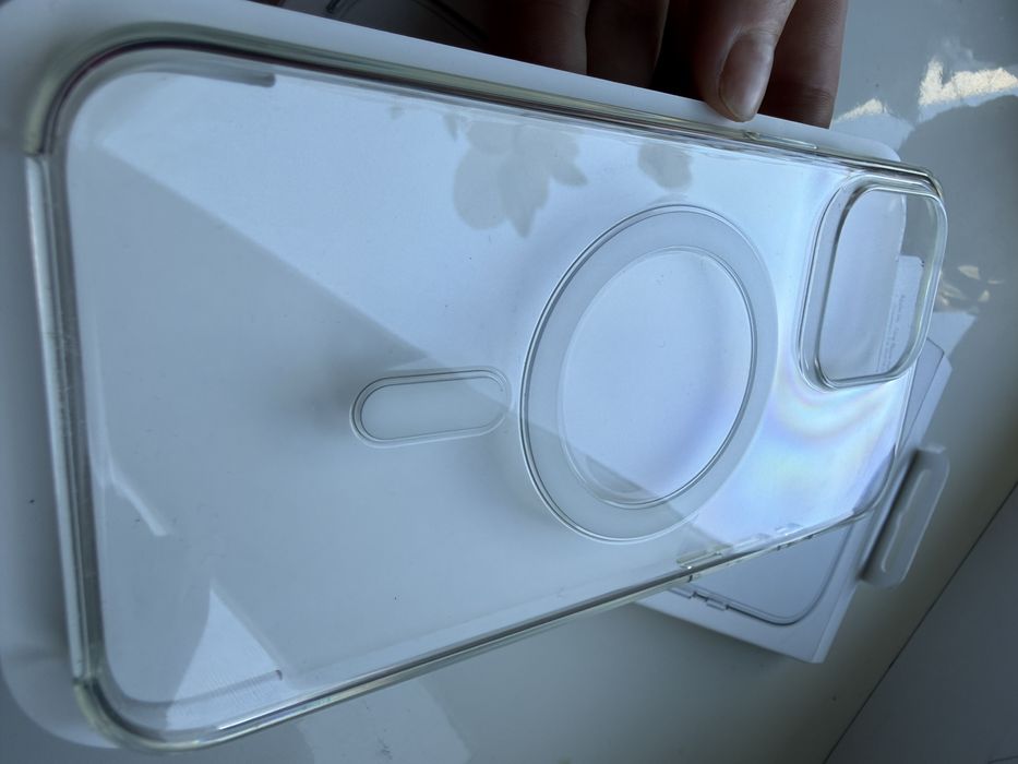Чехол для Apple iPhone15 pro Max Clear Case з MagSafe оригінал