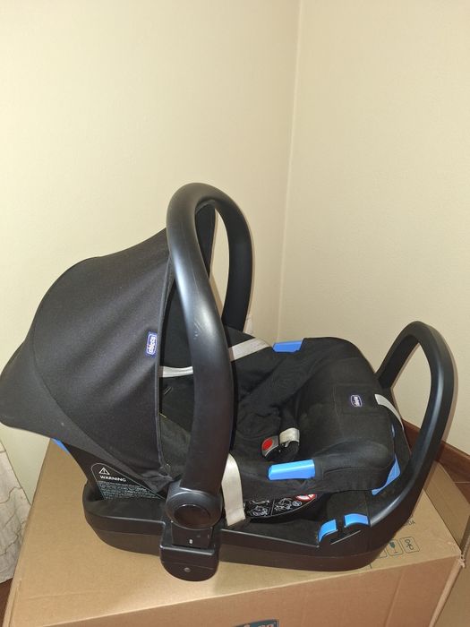 CHICCO Trio Best: carrinho; ovo com  suporte para  automóvel  e alcofa