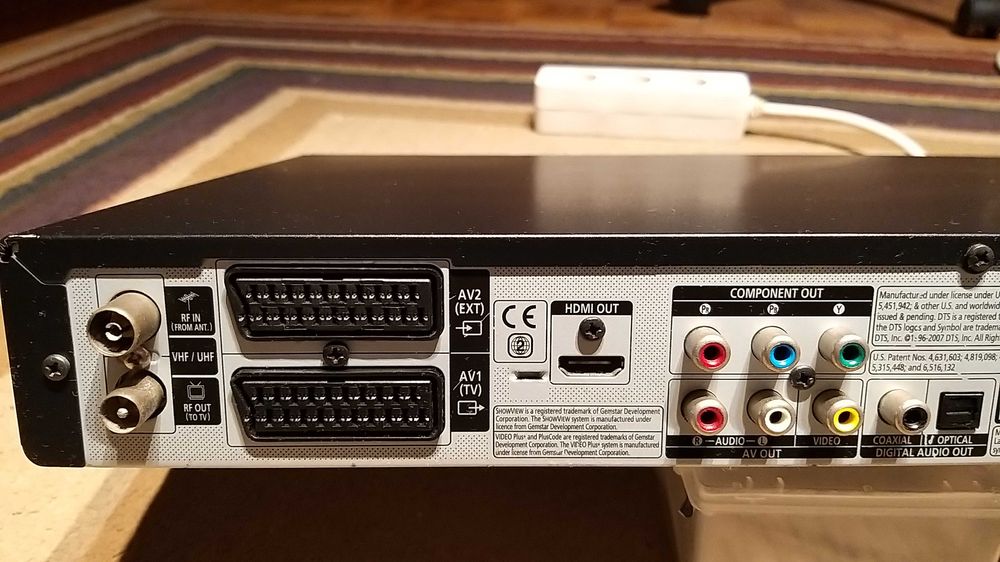 Leitor Samsung DVD-HR773 com Disco Rígido 160GB