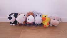 Lote de Peluches Animais da Quinta – Muito Fofinhos!