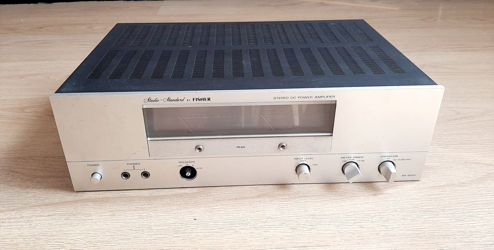 FISCHER BA-6000 Stereo Power Amplifier !! Vintage Japan