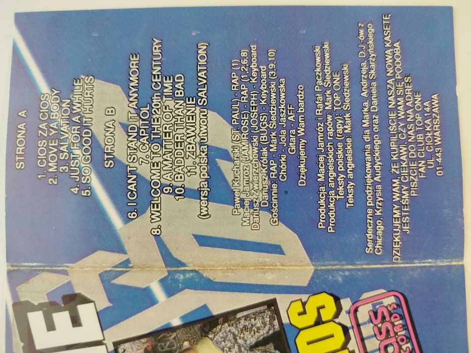 TOP ONE Cios za Ciosem Disco Polo kaseta