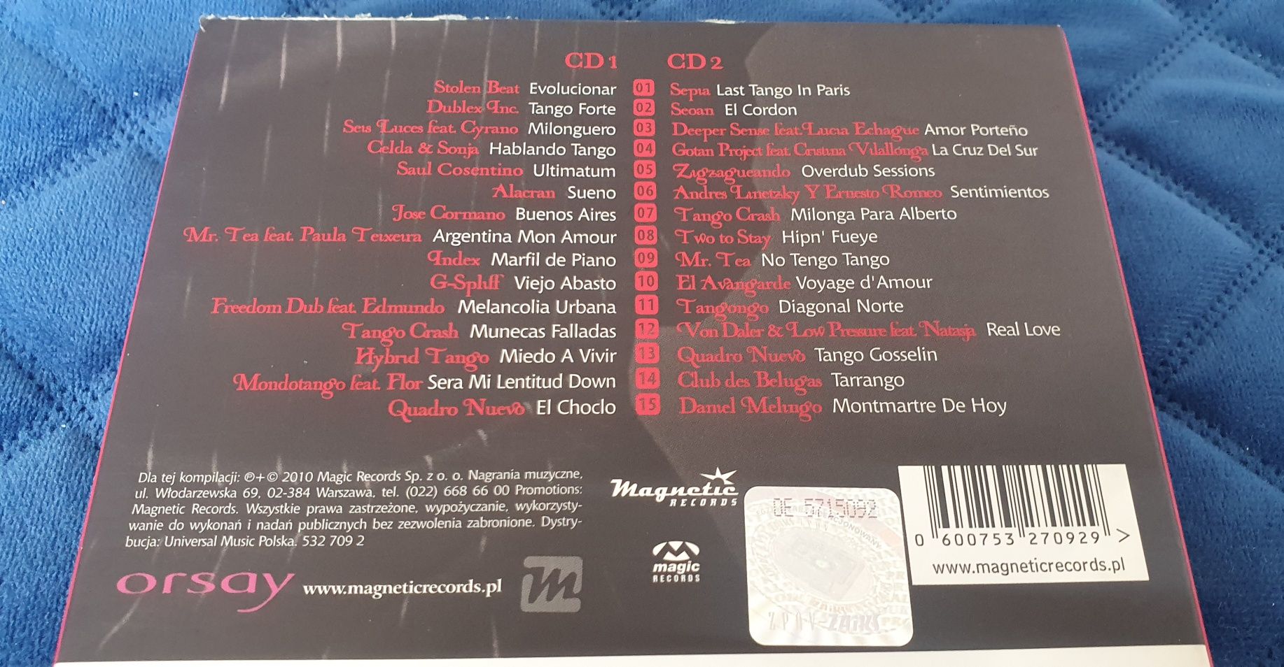 Jazz/Tango 11 plyt CD i 2 DVD