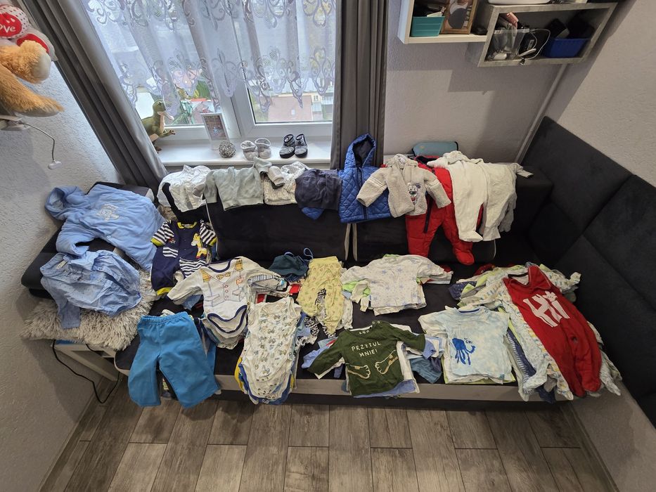 Mega paczka ciuchów 62/68