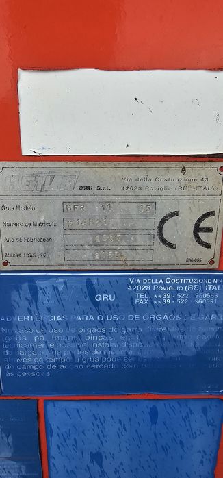Grua Sucata Marca Heila HFR 11 1S