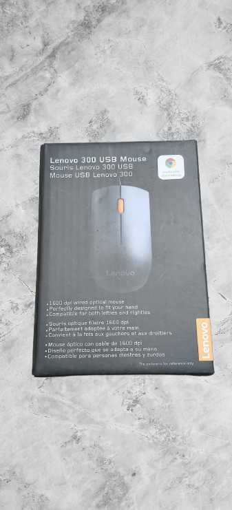 Lenovo 300 USB Mouse – Conforto e Praticidade em Cada Clique