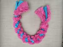 Szarpak dla psa Shaggy 70 cm pleciony handmade