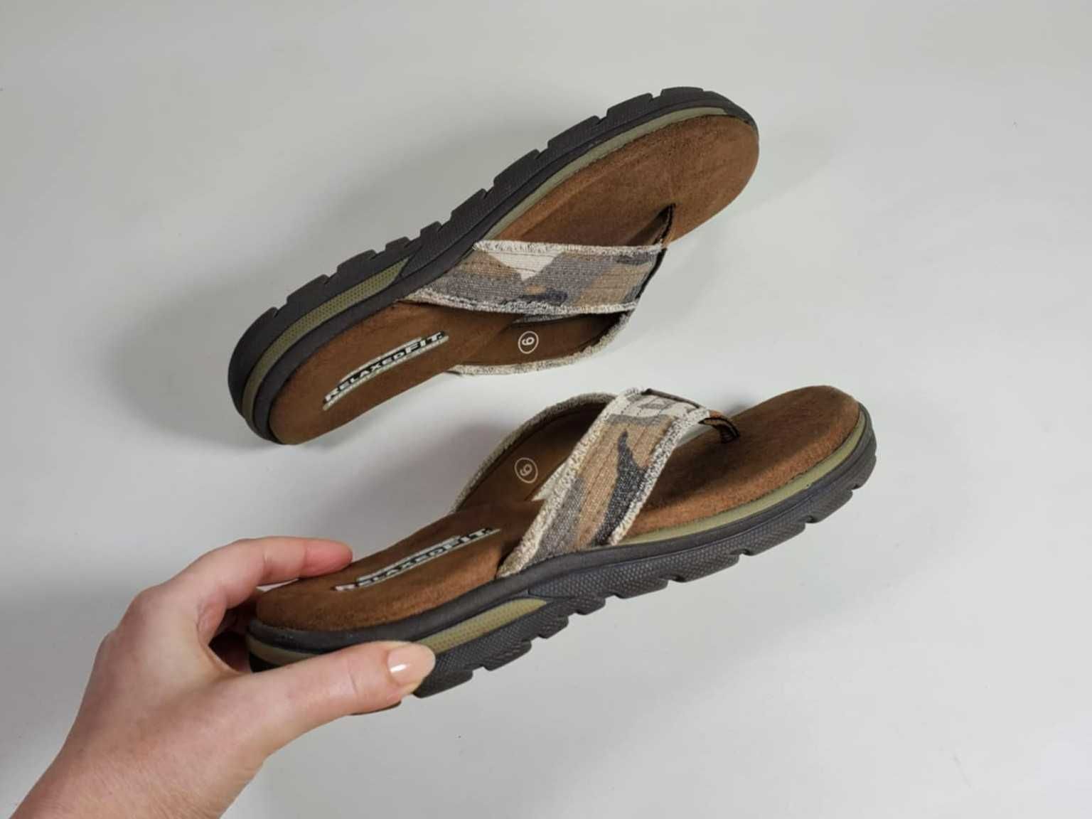 В'єтнамки Skechers Relaxed Fit (42 / 27см) шльопанці / шлепки мужские
