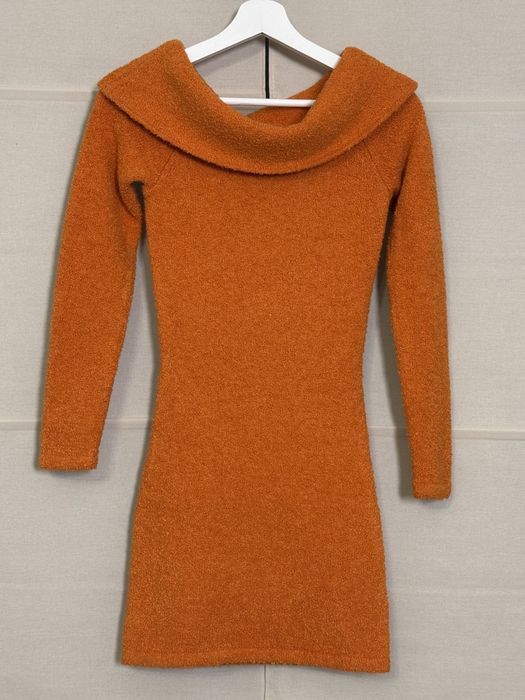 Pomarańczowa sukienka xs