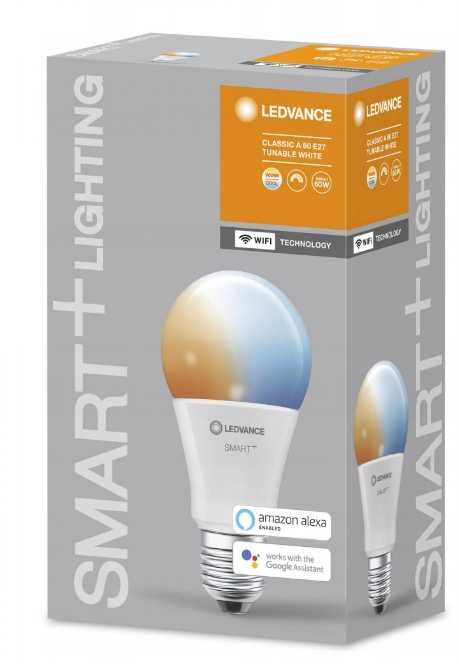 Inteligentna żarówka LED E27 9W SMART WIFI A60 TW E27 FR 806LM