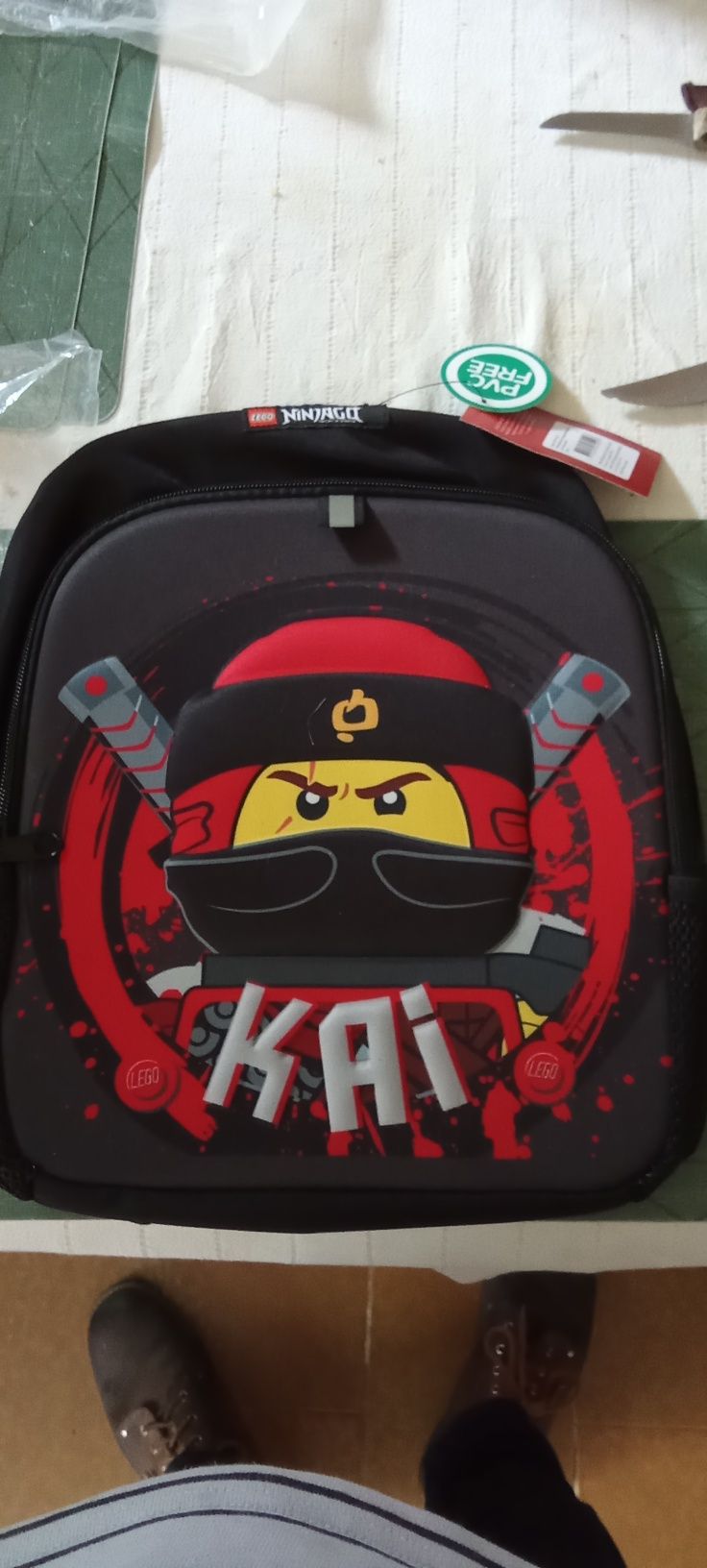 Mochila para escola ninja kai