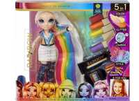 Rainbow High Hair Studio z lalką AMAYA 569329 stylizacja włosów opis