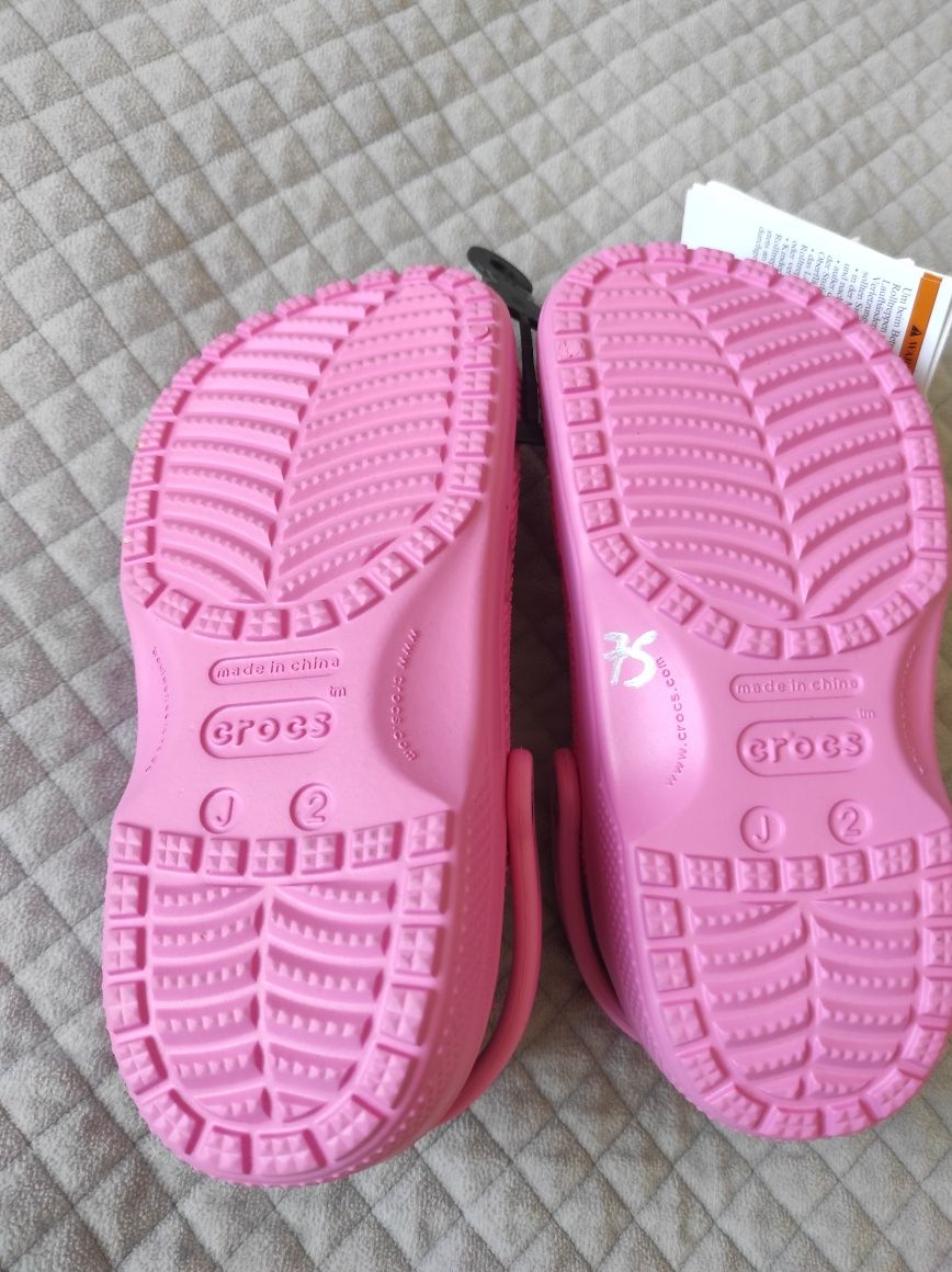 Crocs kolor różowy roz. 33-34