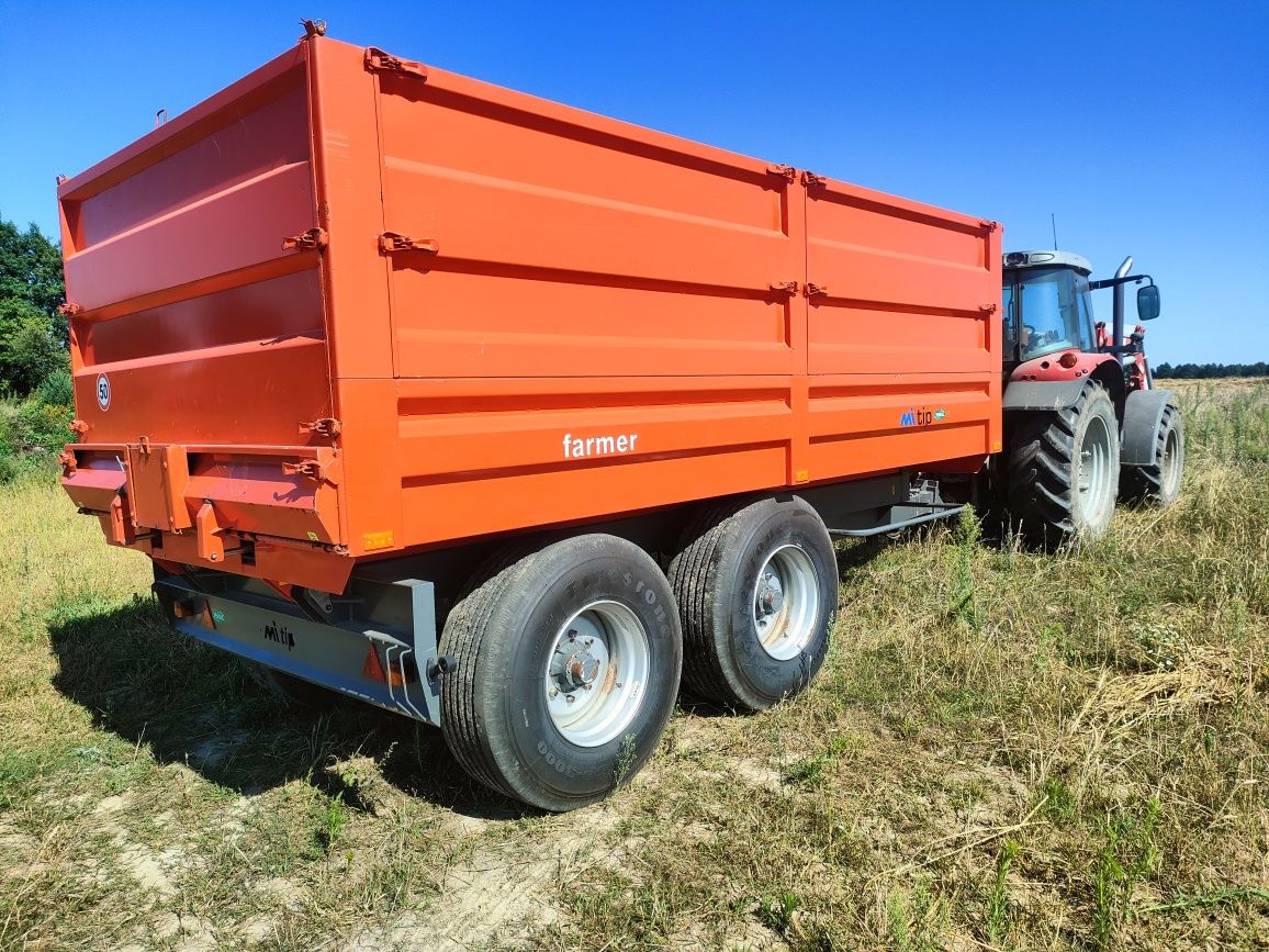 Przyczepa rolnicza Kimadan UMEGA tandem wywrotka 14 ton Super stan