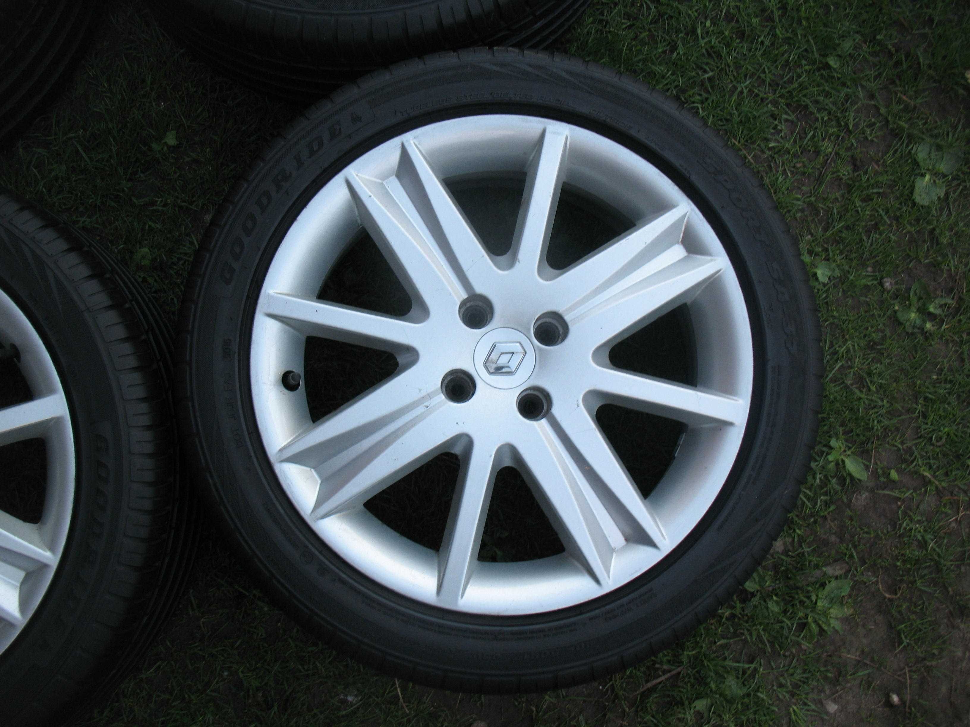 koła 17 felgi aluminiowe 4x100 renault  clio megane scenik captur