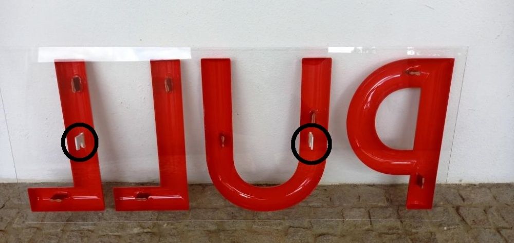 Placa Acrílica – “PULL”