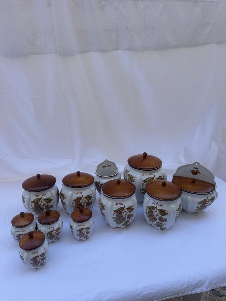 Conjunto 11x Potes Porcelana BELVER