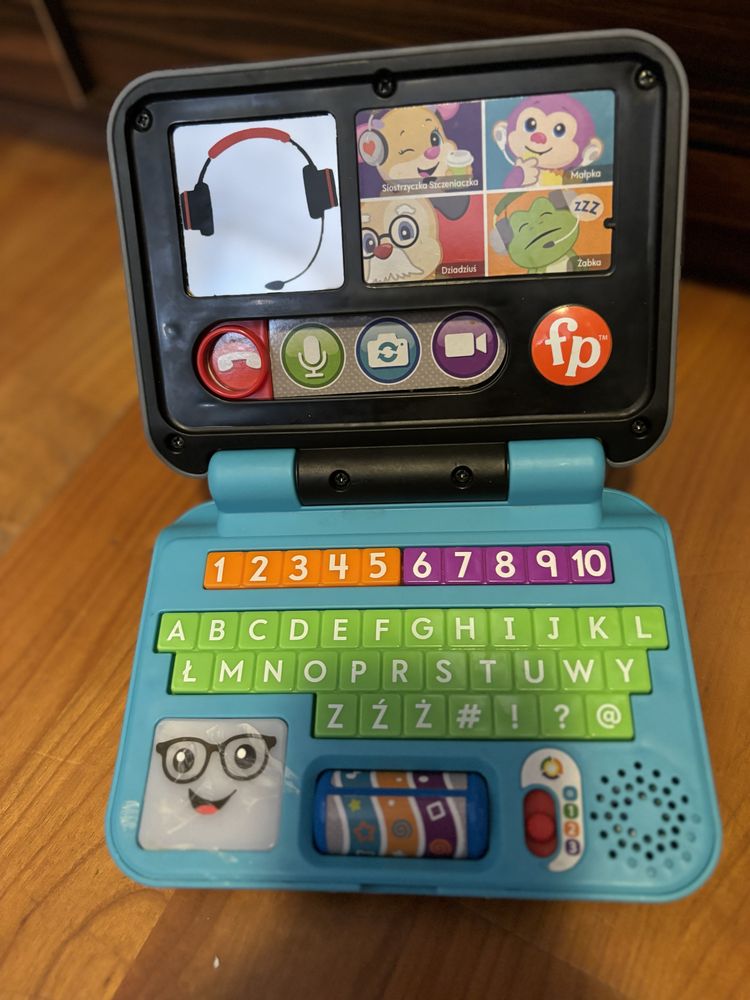 Fisher price laptop jezyk angielski