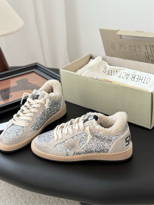 Кеди Golden Goose утеплені з хутром преміум якість розміри 37, 38, 40