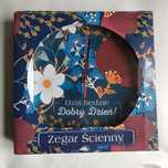 Zegar ścienny napis"Dziś będzie dobry dzień!" 25cm.