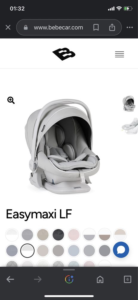 Cadeira de seguranca para bebe