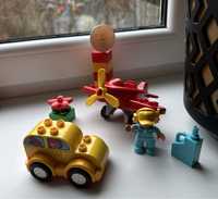 Klocki Lego duplo samolot autobus kanister