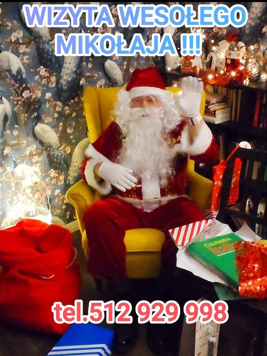 Wizyta Sw Mikołaja w domu i w biurze !