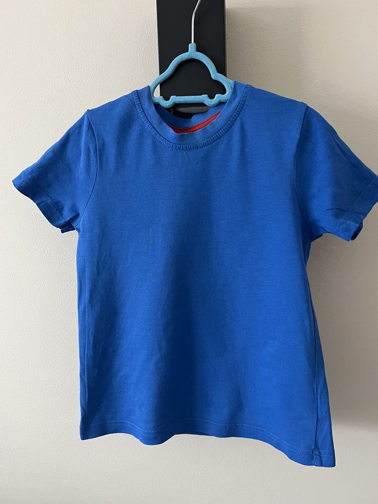 George Basic niebieska koszulka bluzka t-shirt r. 110-116 cm