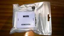 Conversor HDMI para VGA - Novo e Lacrado