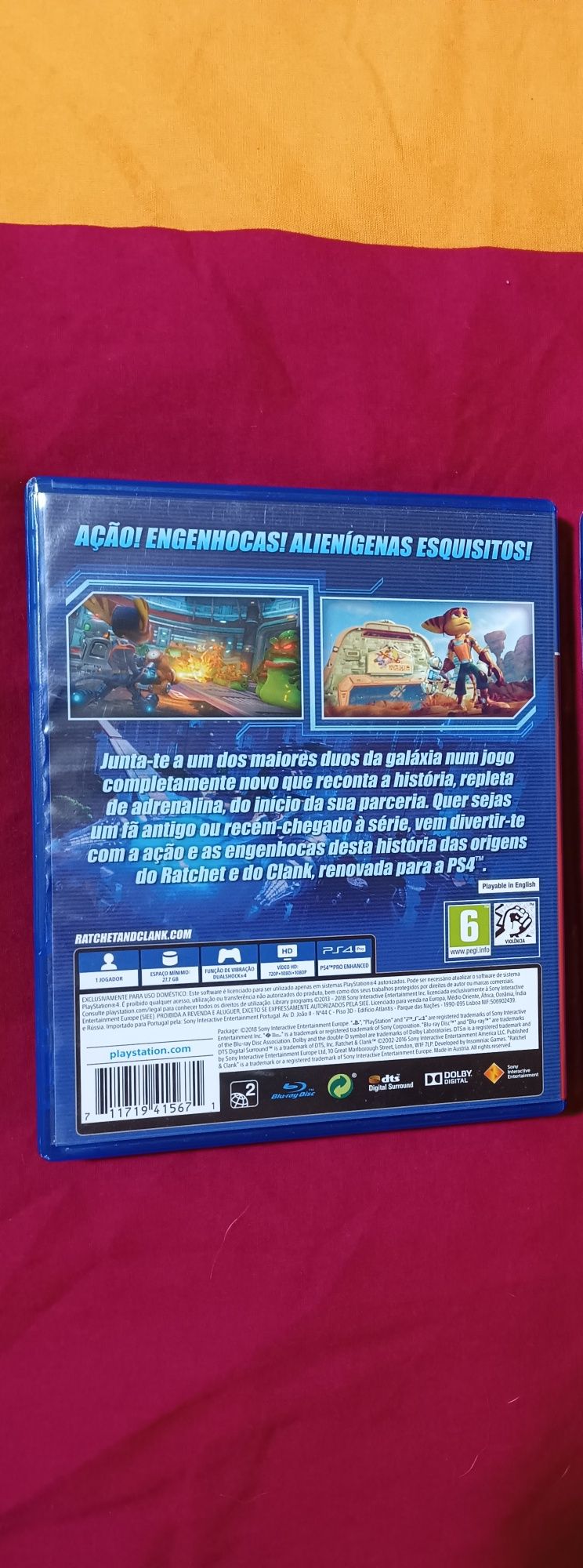 Vendo Jogo de PS4 (Ratchet e Clank)