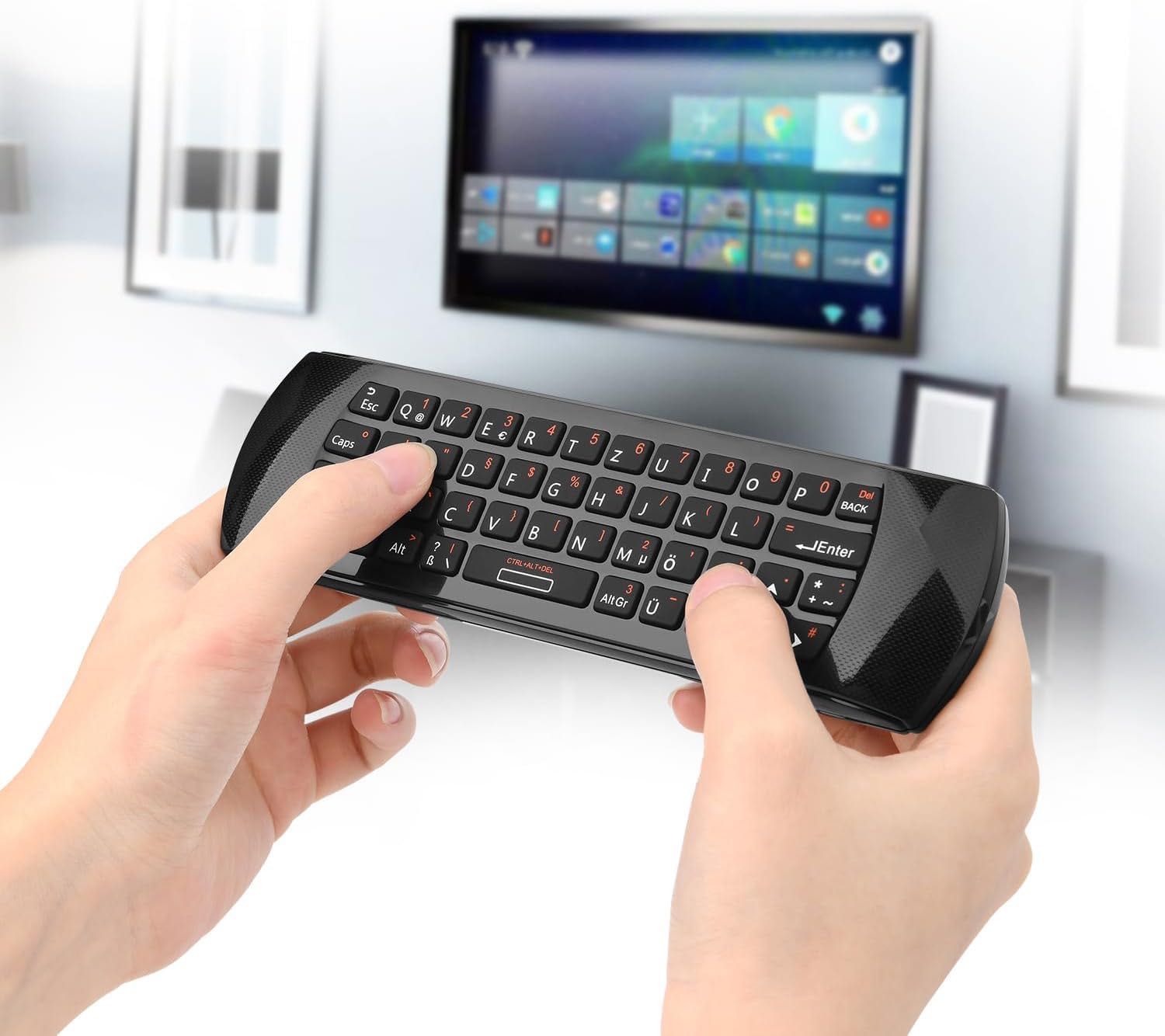 Rii Air Mouse z 6-osiowym żyroskopem, klawiatura