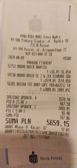 Nosidełko/fotelik samochodowy Britax Romer baby-Safe pro