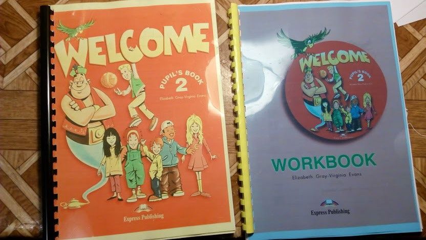 Welcome 1,2,3 Workbook +Welcome 1,2,3 Pupil’s Book