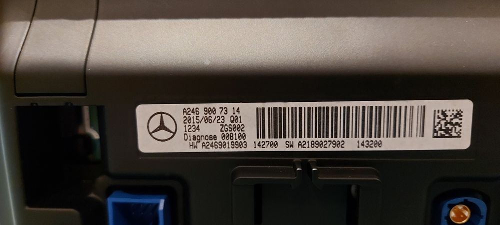 Mercedes Ecrã LCD 7" Classe A, B, CLA e GLA