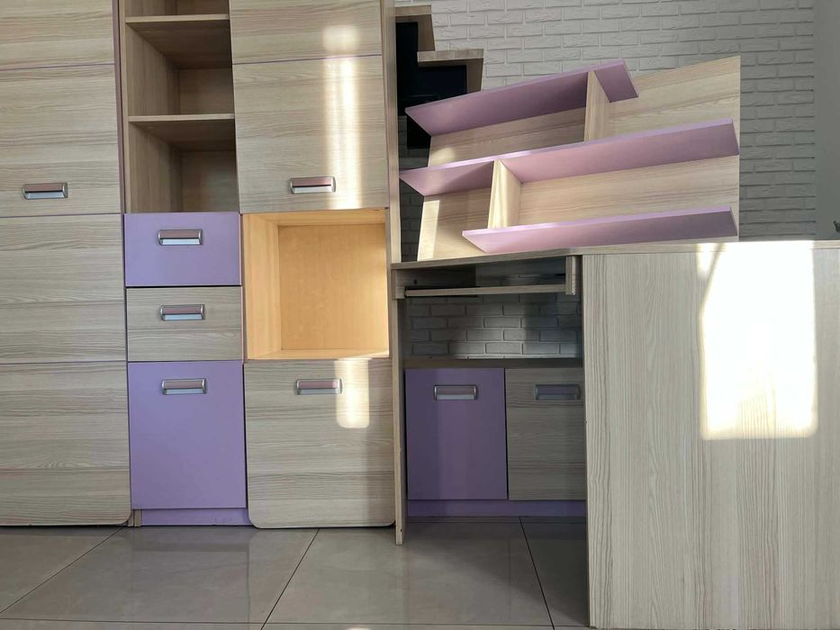 Meble modułowe, młodzieżowe Lorento biurko, szafa, regał, półka