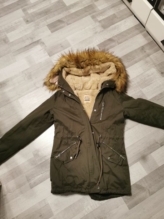 Kurtka Parka r S bardzo Ciepła