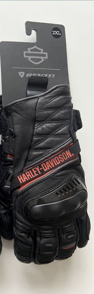 Rękawice skórzane Harley Davidson Gloves Passage Gauntlet XXL