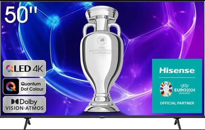 QLED Smart TV Hisense 50" 4K Ultra HD 3840x2160 Dolby Atmos телевізор