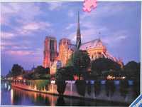 Puzzle 1000 peças Ravensburger Notre Dame de Paris, anos 90