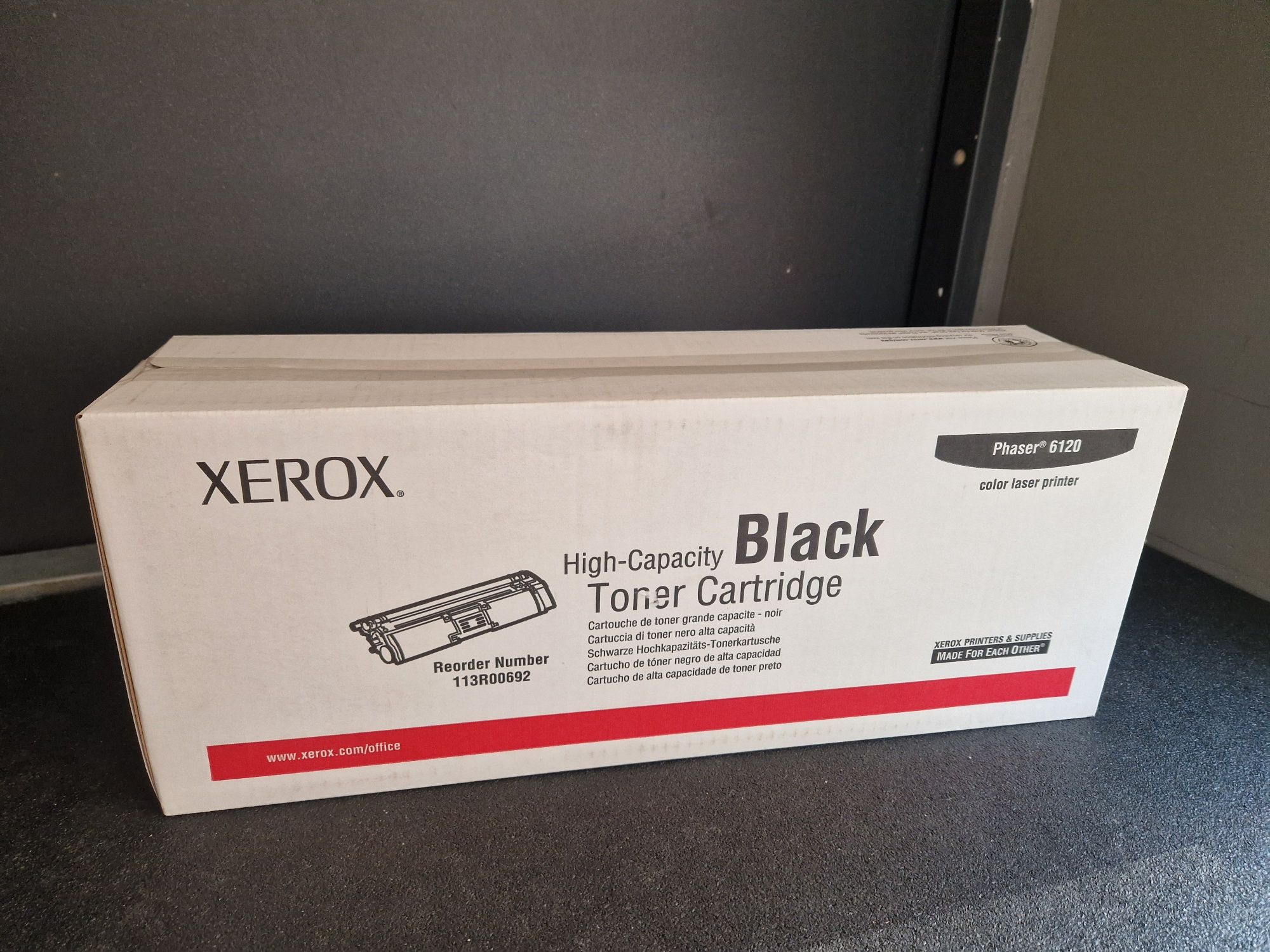 Toner oryginalny xerox phaser 6120 CMYK